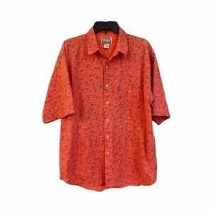 REACTOR, VINTAGE, MENS, SHORT SLEEVE, BUTTON DOWN SHIRT. SIZE XL